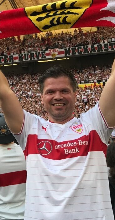 Ein DJ Thomas VFB Stuttgart Fan