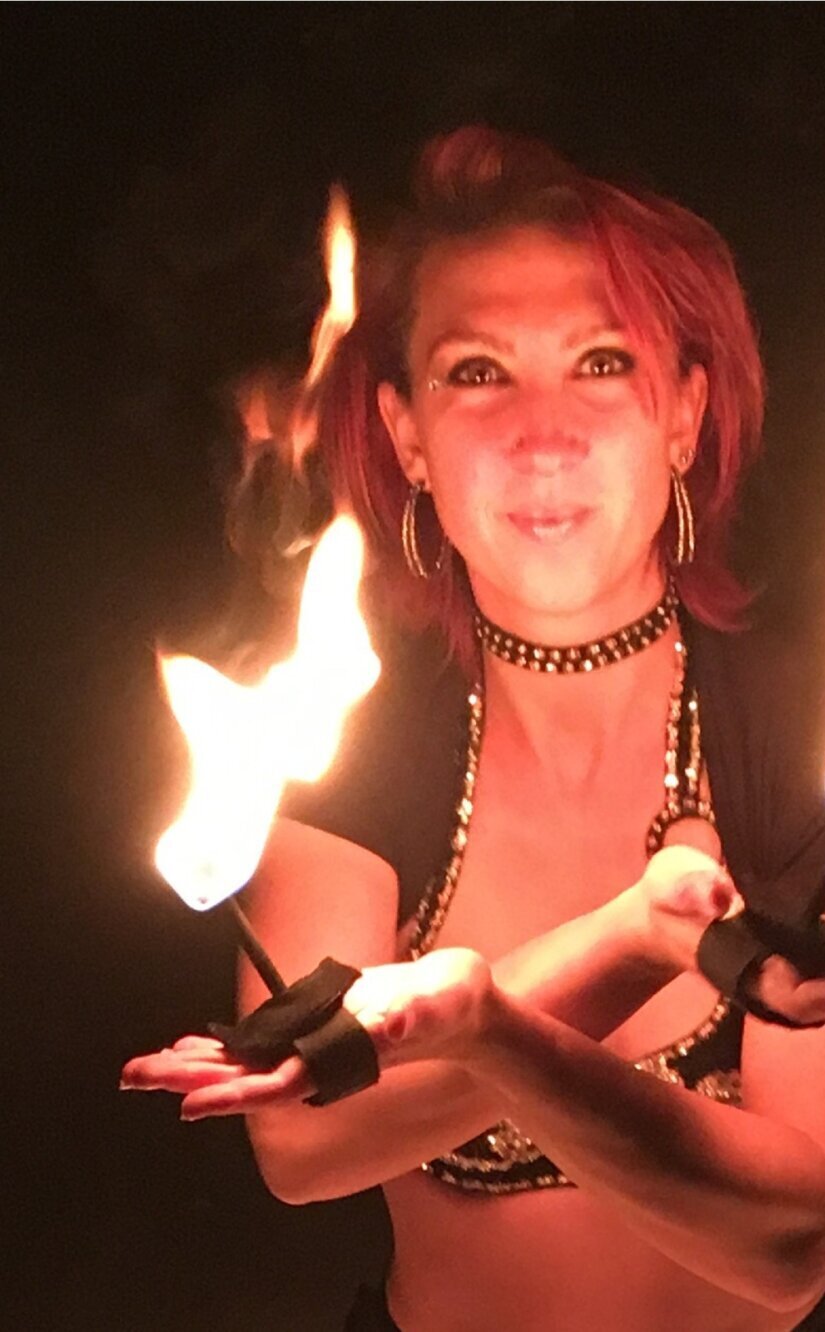 Feuershow Hochzeit Mystique